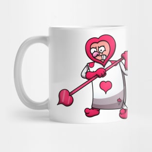 Heart Card Soldier From Wonderland Story Mug